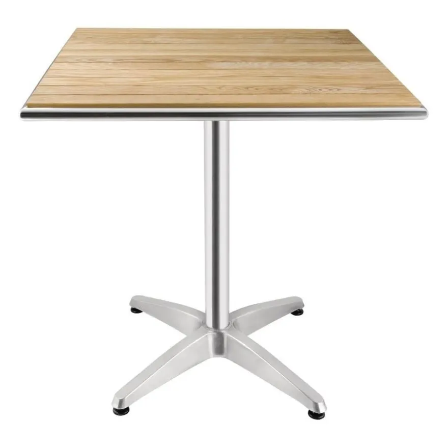 Bolero Bistrotisch 700x700 mm Eschenholz, 1 Bein