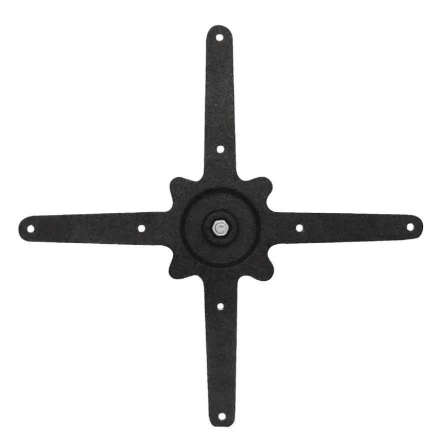 Bolero Doppeltischfuß Gusseisen 72cm hoch, 2 Stück