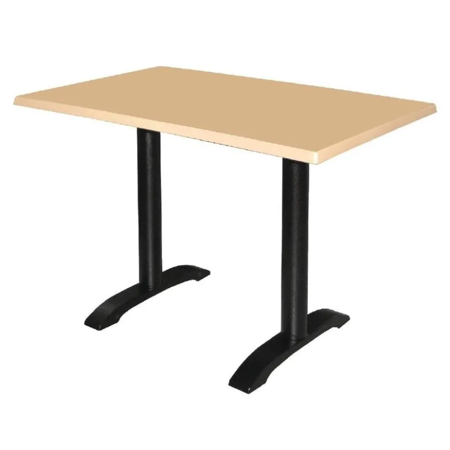 Bolero Doppeltischfuß Gusseisen 72cm hoch, 2 Stück