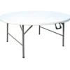 Bolero Klapptisch Ø1530 mm weiß