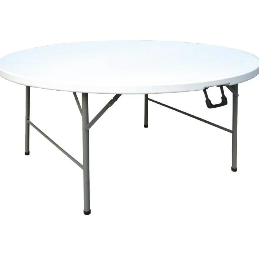 Bolero Klapptisch Ø1530 mm weiß