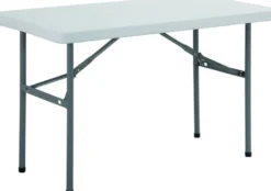 Bolero Klapptisch 1220 x 607 mm, weiß