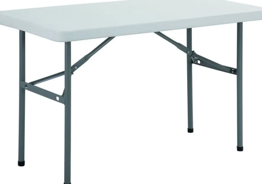 Bolero Klapptisch 1220 x 607 mm, weiß