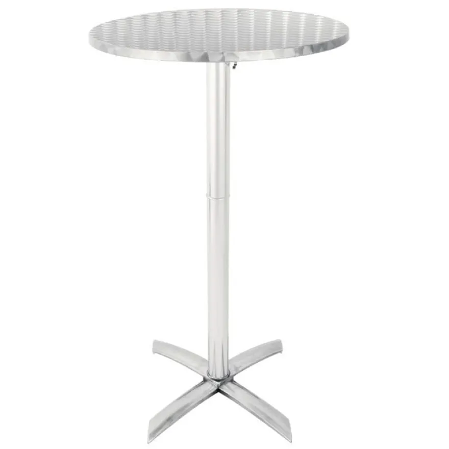 Bolero runder klappbarer Stehtisch Edelstahl 60cm