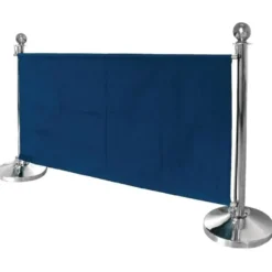 Bolero Segeltuch-Abschirmwand blau