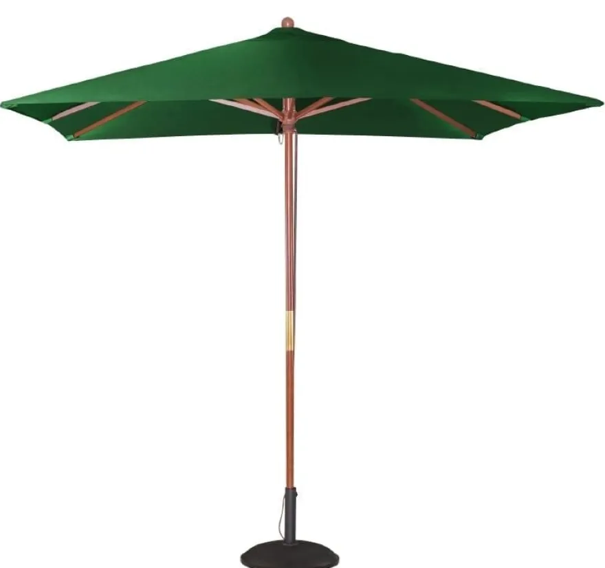 Bolero Sonnenschirm quadratisch - 2500x2500 mm - grün