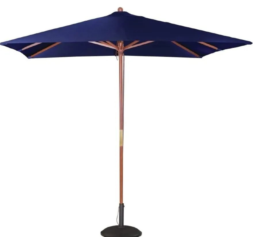 Bolero Sonnenschirm quadratisch - 2500x2500 mm - blau