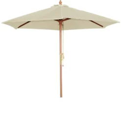 Bolero Sonnenschirm rund Ø2500 mm - cremefarben