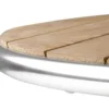 Bolero Stehtisch Ø600 mm Eschenholz, 1 Bein