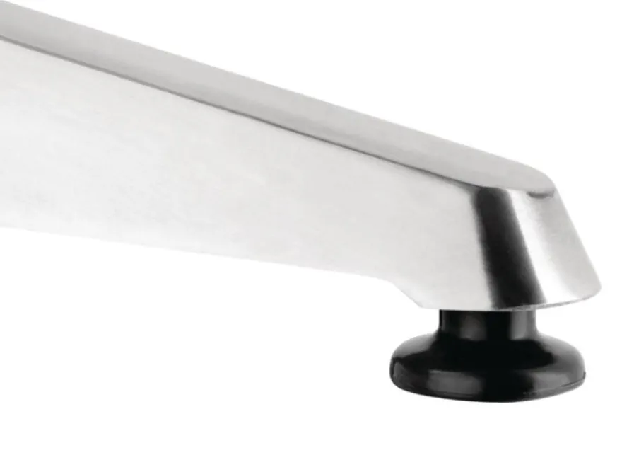 Bolero Stehtisch Ø600 mm Eschenholz, 1 Bein