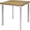 Bolero Terrassentisch 700x700 mm Eschenholz, 4 Beine