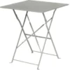 Bolero Terrassentisch 600x600 mm, Stahl grau, klappbar