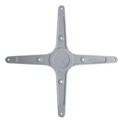 Bolero Tischgestell mit Fußkreuz aus Aluminium 680 mm