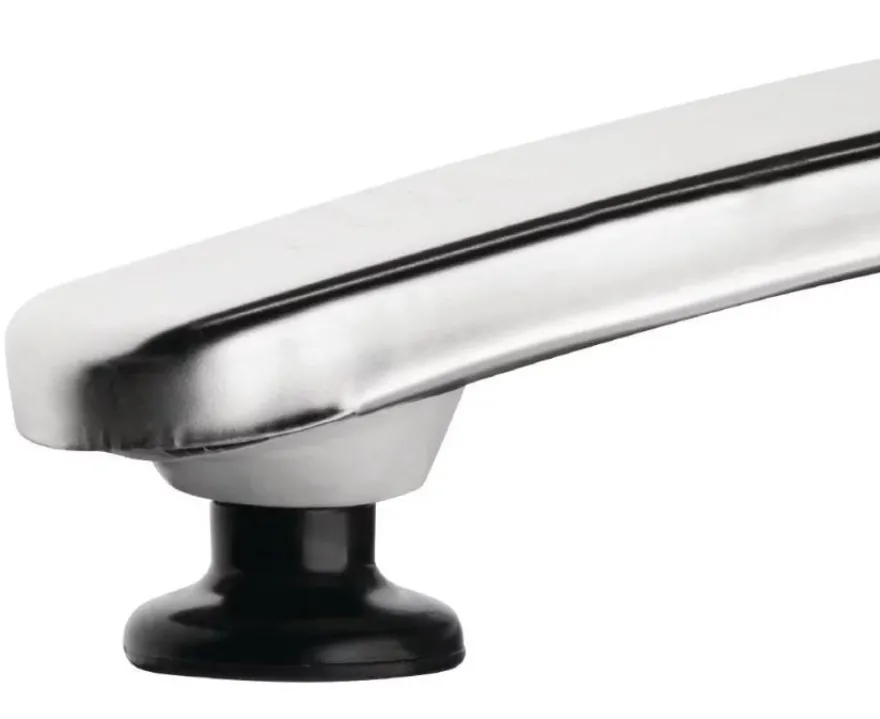 Bolero Tischgestell mit Fußkreuz aus Aluminium 680 mm