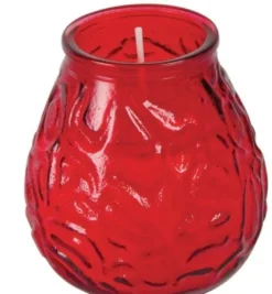 Bolsius Windlichter Lowboy rot - 12 Stk.