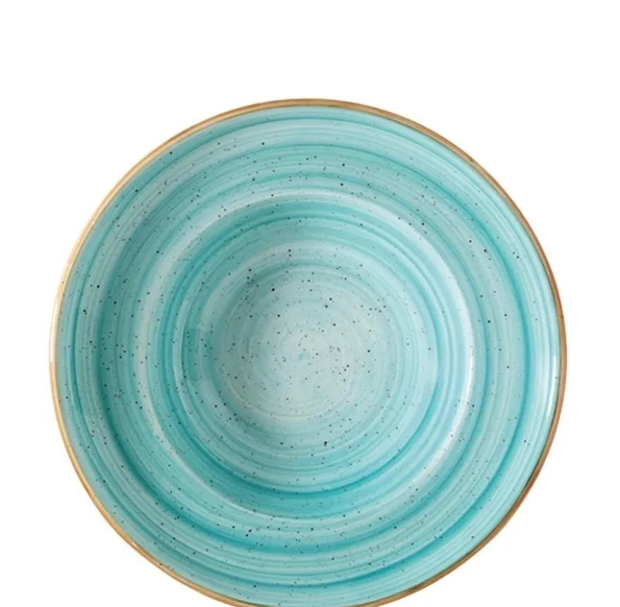 Bonna Premium Porcelain Aura Aqua Gourmet Teller tief 27cm