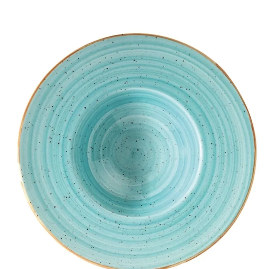 Bonna Premium Porcelain Aura Aqua Banquet Teller tief 28cm