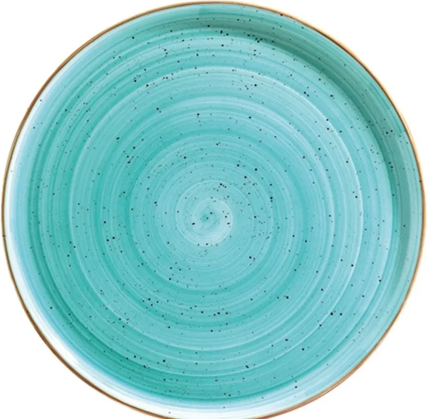 Bonna Premium Porcelain Aura Aqua Gourmet Teller flach 32cm