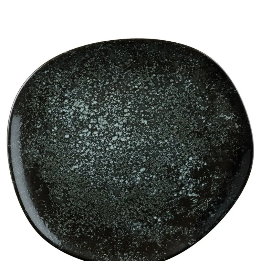 Bonna Premium Porcelain Cosmos Black Vago Teller flach 29 cm, schwarz