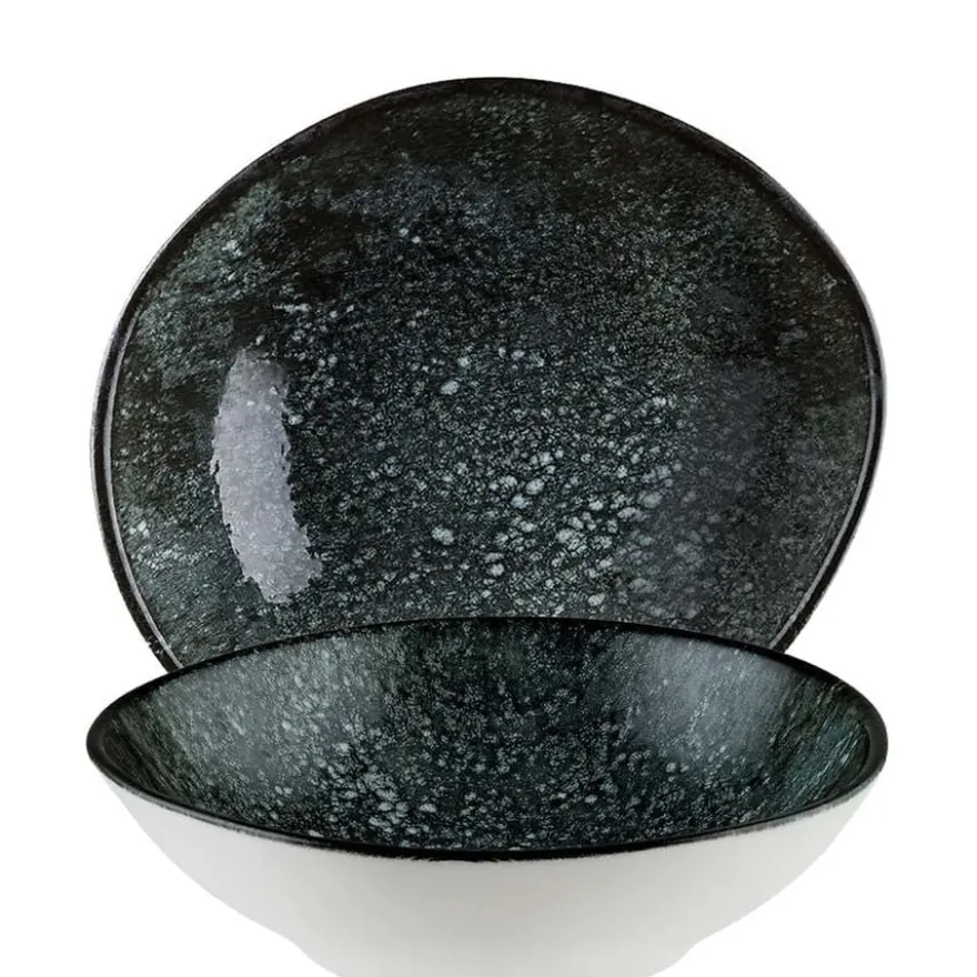 Bonna Premium Porcelain Cosmos Black Vago Schälchen 18 cm, schwarz
