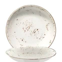 Bonna Premium Porcelain Grain Gourmet Teller tief 20 cm, weiß