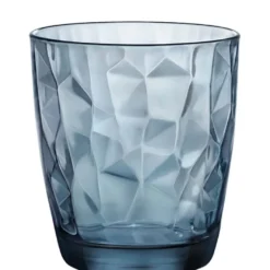 Bormioli Rocco Diamond Ocean Blue Acqua Tumbler 30,5 cl mit Füllstrich bei 20 cl, blau