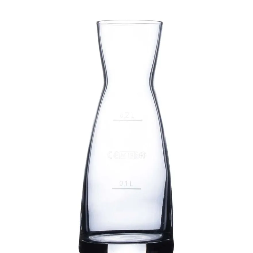 Bormioli Rocco Ypsilon Karaffe 28,5 cl mit Füllstrichen bei 10 und 20 cl