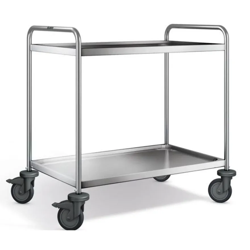 B.PRO Servierwagen SW 9 x 6-2, Kunststoffrollen