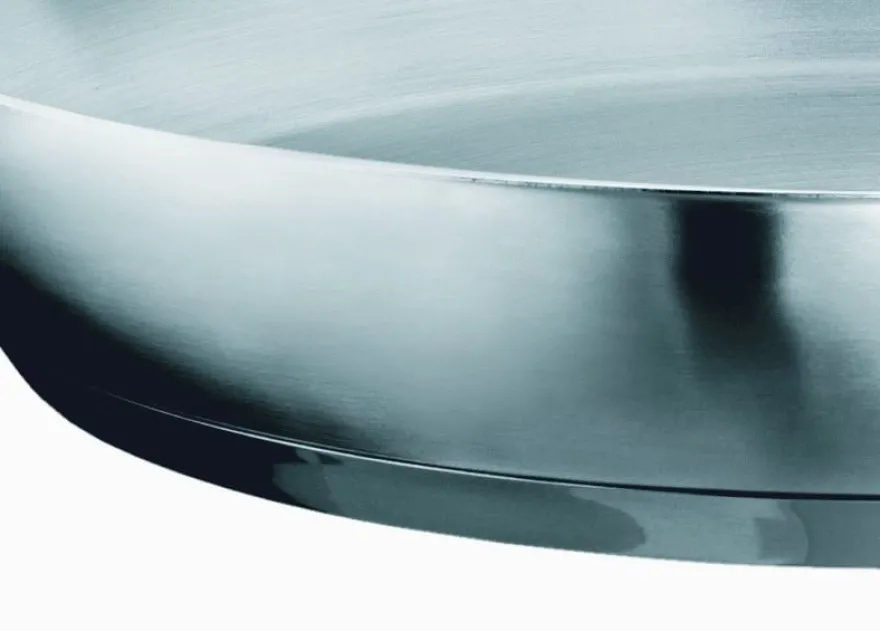 Bratpfanne Chef, Edelstahl, unbeschichtet, 32cm