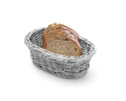 Brotkorb PP oval schwarz 250x190x65 mm