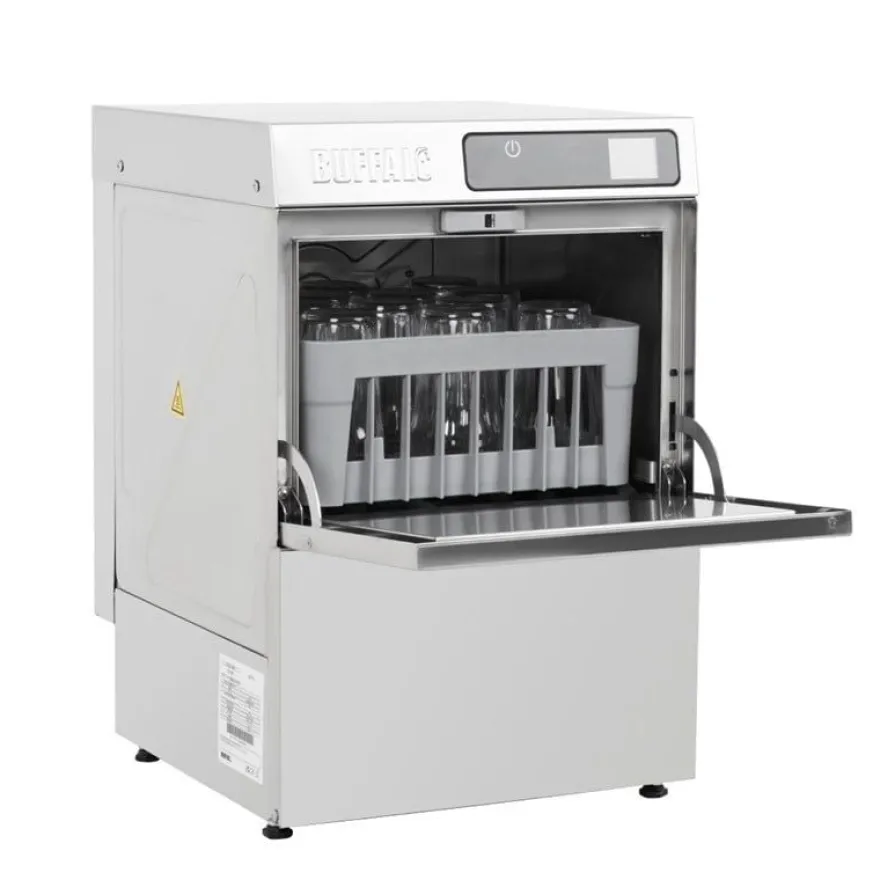Buffalo Digitaler Gläserspüler für die Arbeitsplatte 350mm Korb 3.3kW