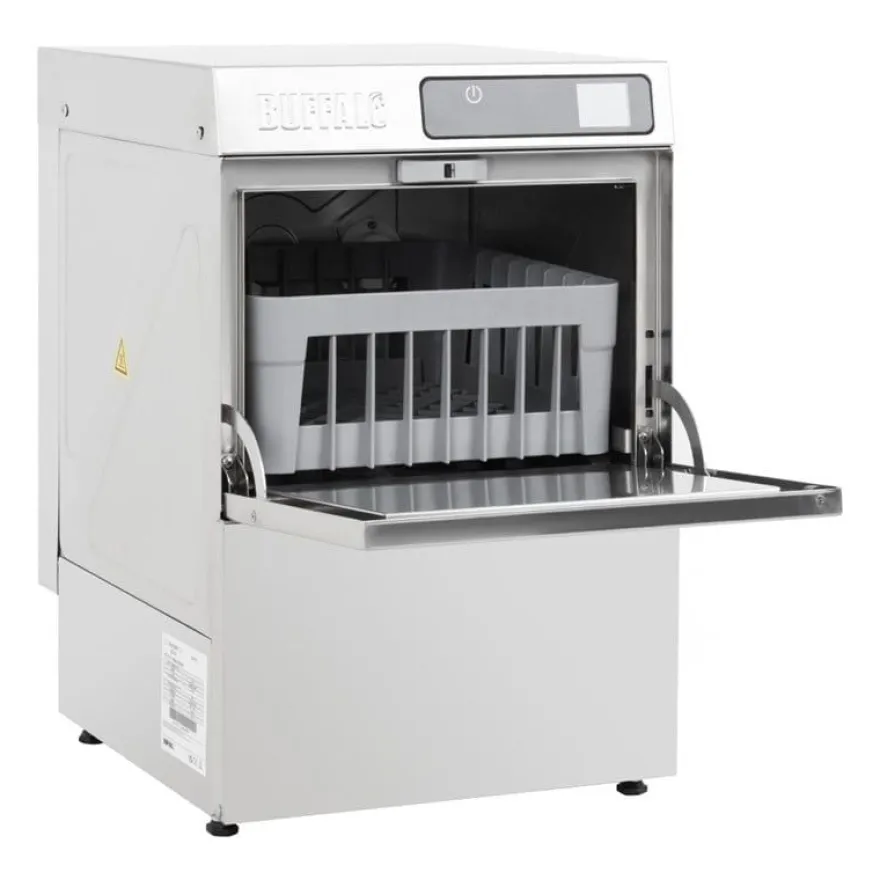 Buffalo Digitaler Gläserspüler für die Arbeitsplatte 350mm Korb 3.3kW