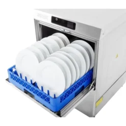 Buffalo Digitale Untertischspülmaschine mit Ablaufpumpe 500mm Korb 3,6 kW Einphasenanschluss