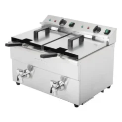 Buffalo Doppel-Induktionsfritteuse 2x 3000W