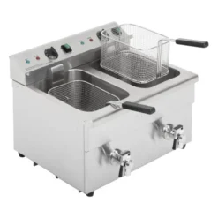 Buffalo Doppel-Induktionsfritteuse 2x 3000W