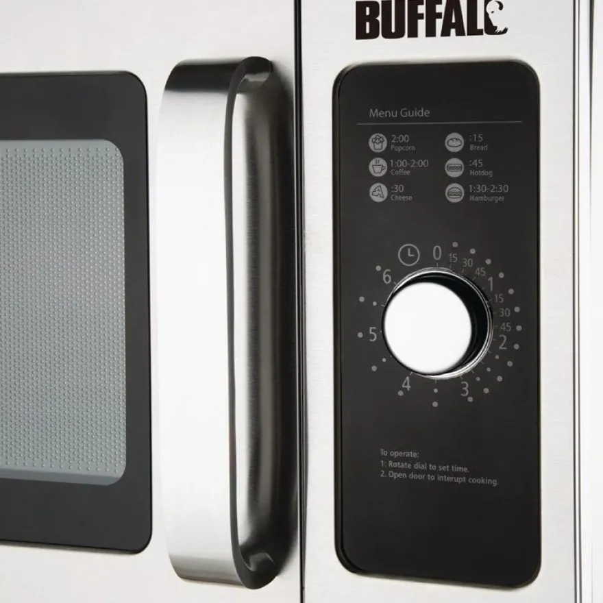 Buffalo Professional Mikrowelle 25L 1000W Manuelle Steuerung