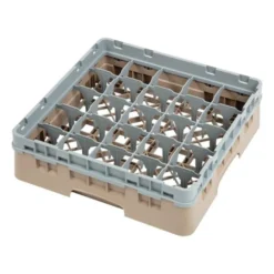 Cambro Gläserspülkorb beige mit 25 Fächern max Glashöhe 9,2cm
