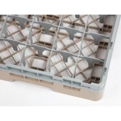 Cambro Gläserspülkorb beige mit 25 Fächern max Glashöhe 9,2cm