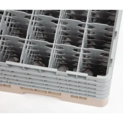 Cambro Gläserspülkorb beige mit 25 Fächern max Glashöhe 25,7cm