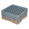 Cambro Gläserspülkorb beige mit 36 Fächern max Glashöhe 17,4cm