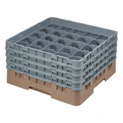 Cambro Gläserspülkorb beige mit 25 Fächern max Glashöhe 21,5cm