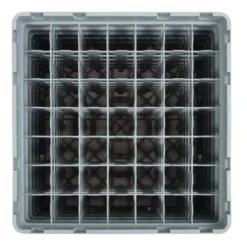 Cambro Gläserspülkorb beige mit 49 Fächern max Glashöhe 25,7cm