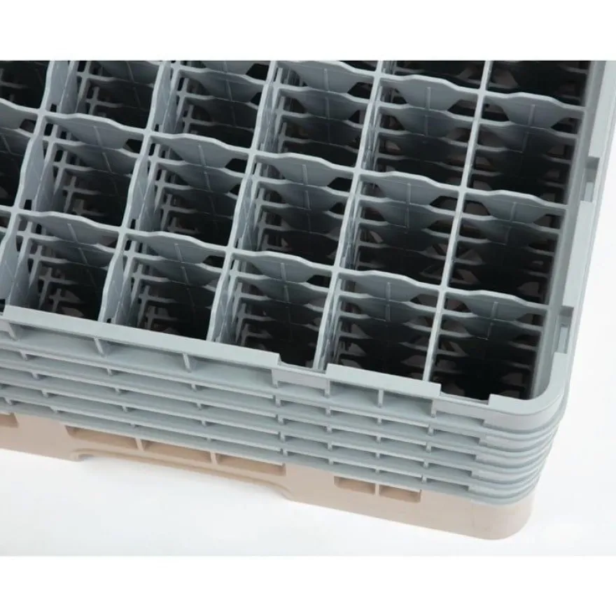 Cambro Gläserspülkorb beige mit 49 Fächern max Glashöhe 25,7cm