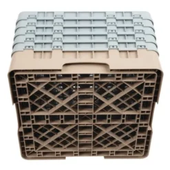 Cambro Gläserspülkorb beige mit 49 Fächern max Glashöhe 25,7cm