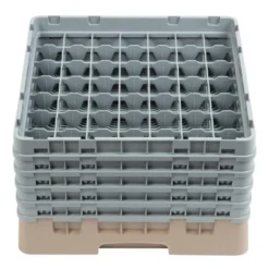 Cambro Gläserspülkorb beige mit 49 Fächern max Glashöhe 25,7cm