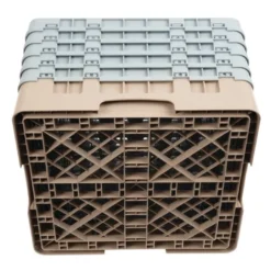 Cambro Gläserspülkorb beige mit 49 Fächern max Glashöhe 25,7cm