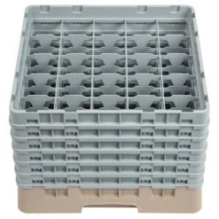 Cambro Gläserspülkorb beige mit 25 Fächern max Glashöhe 29,8cm