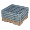 Cambro Gläserspülkorb beige mit 36 Fächern max Glashöhe 21,5cm