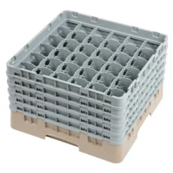 Cambro Gläserspülkorb beige mit 36 Fächern max Glashöhe 25,7cm