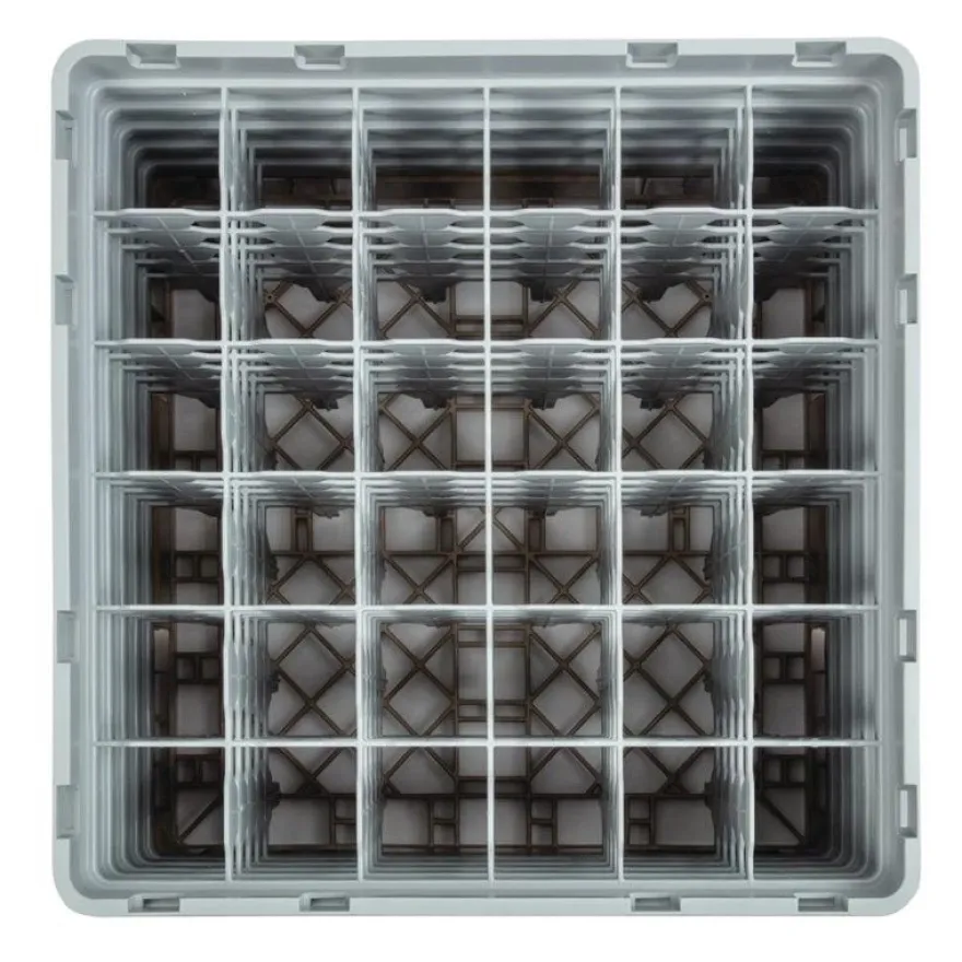 Cambro Gläserspülkorb beige mit 36 Fächern max Glashöhe 25,7cm